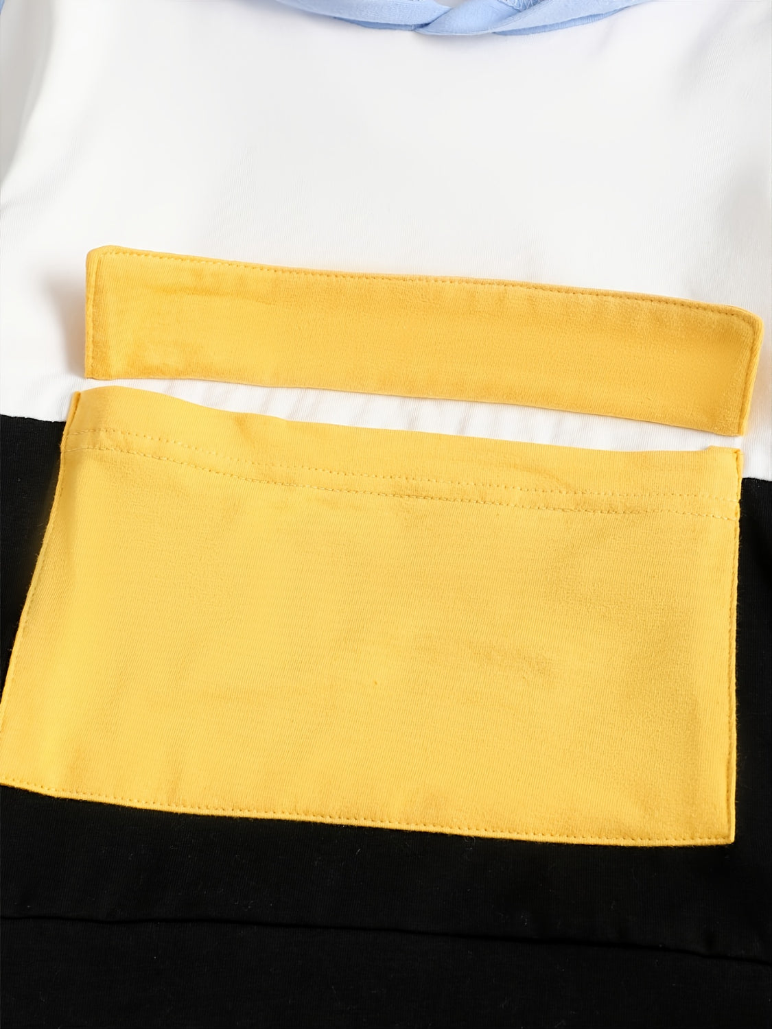 Conjunto de sudadera y pantalón con bloques de color para niños a juego