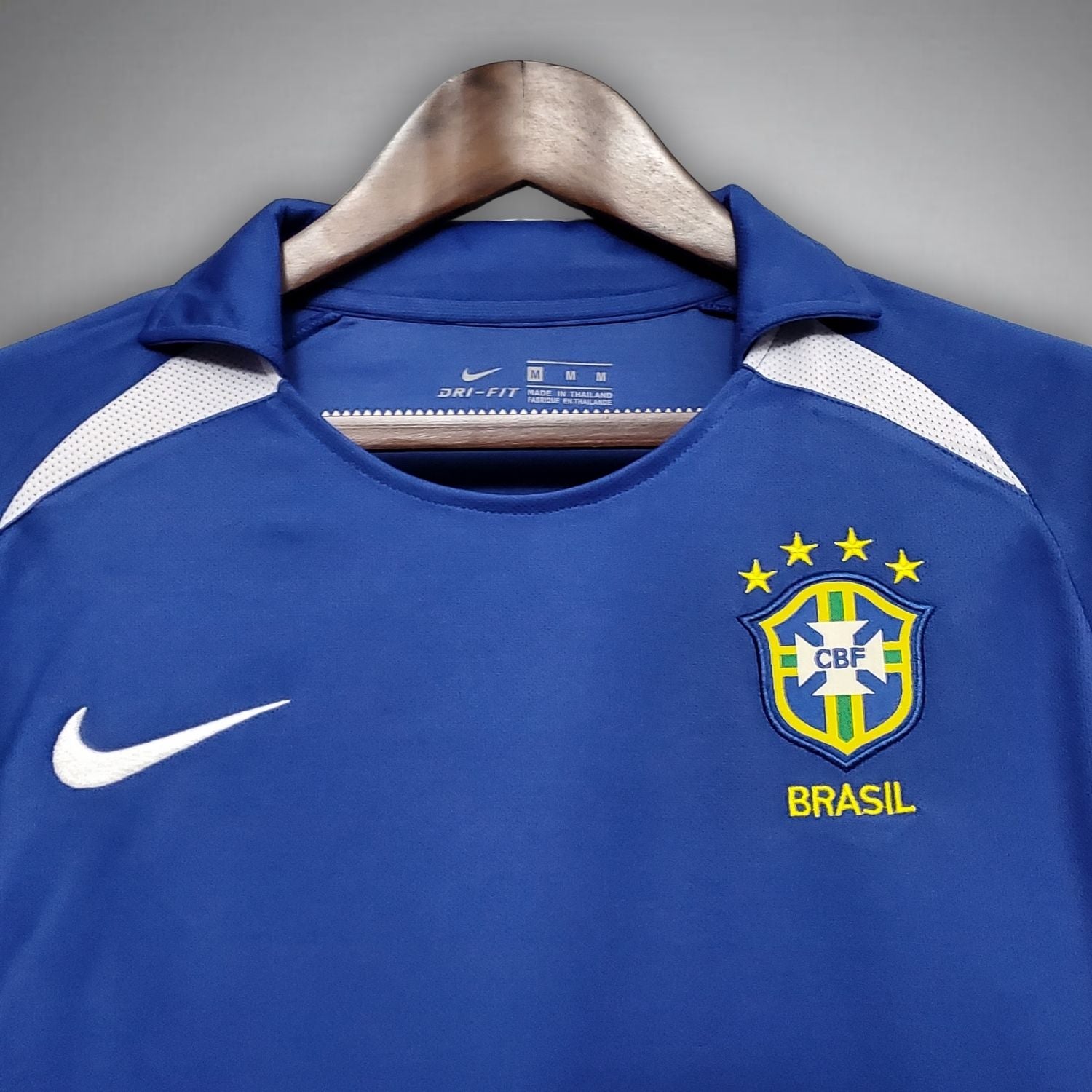 2002 Brazilië Retro Uitshirt - Wereldbeker