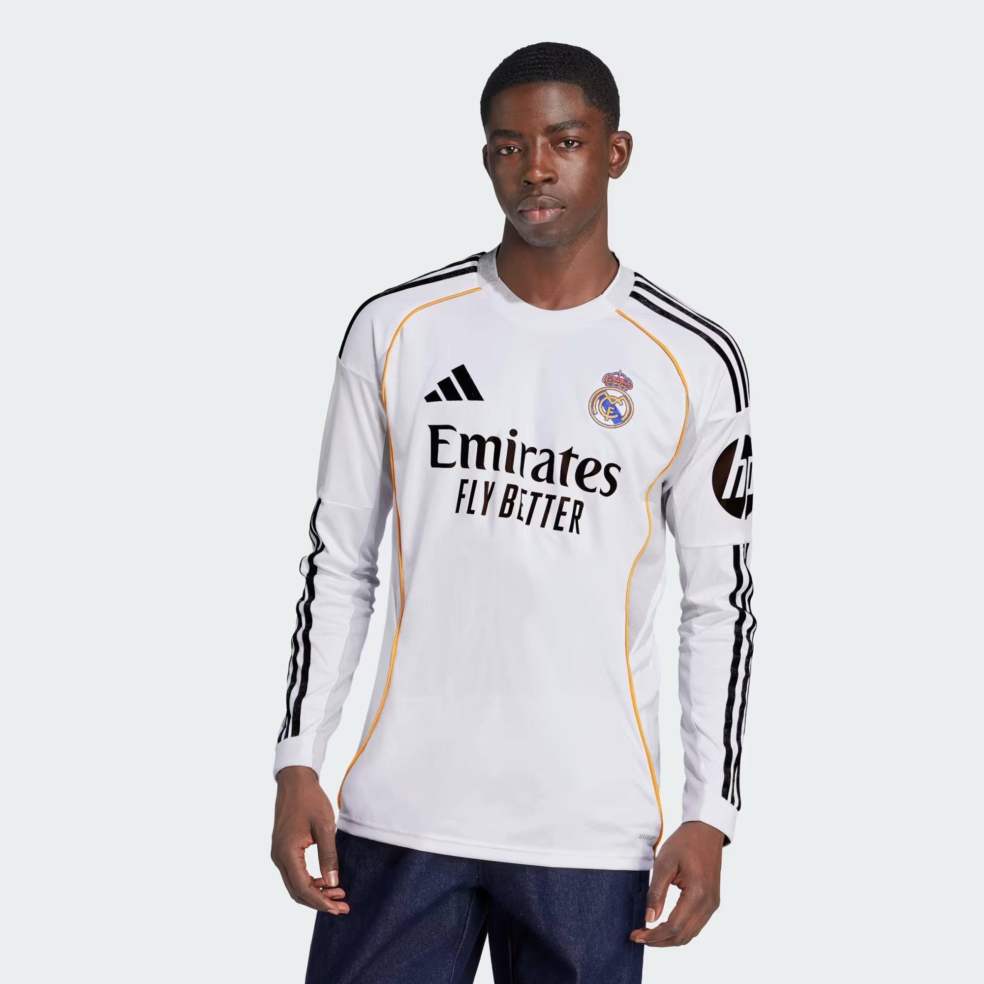 2025/26 Real Madrid Langarm Heim Fußballtrikot