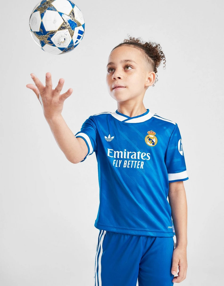 25-26 Real Madrid Kids Football Jersey Third