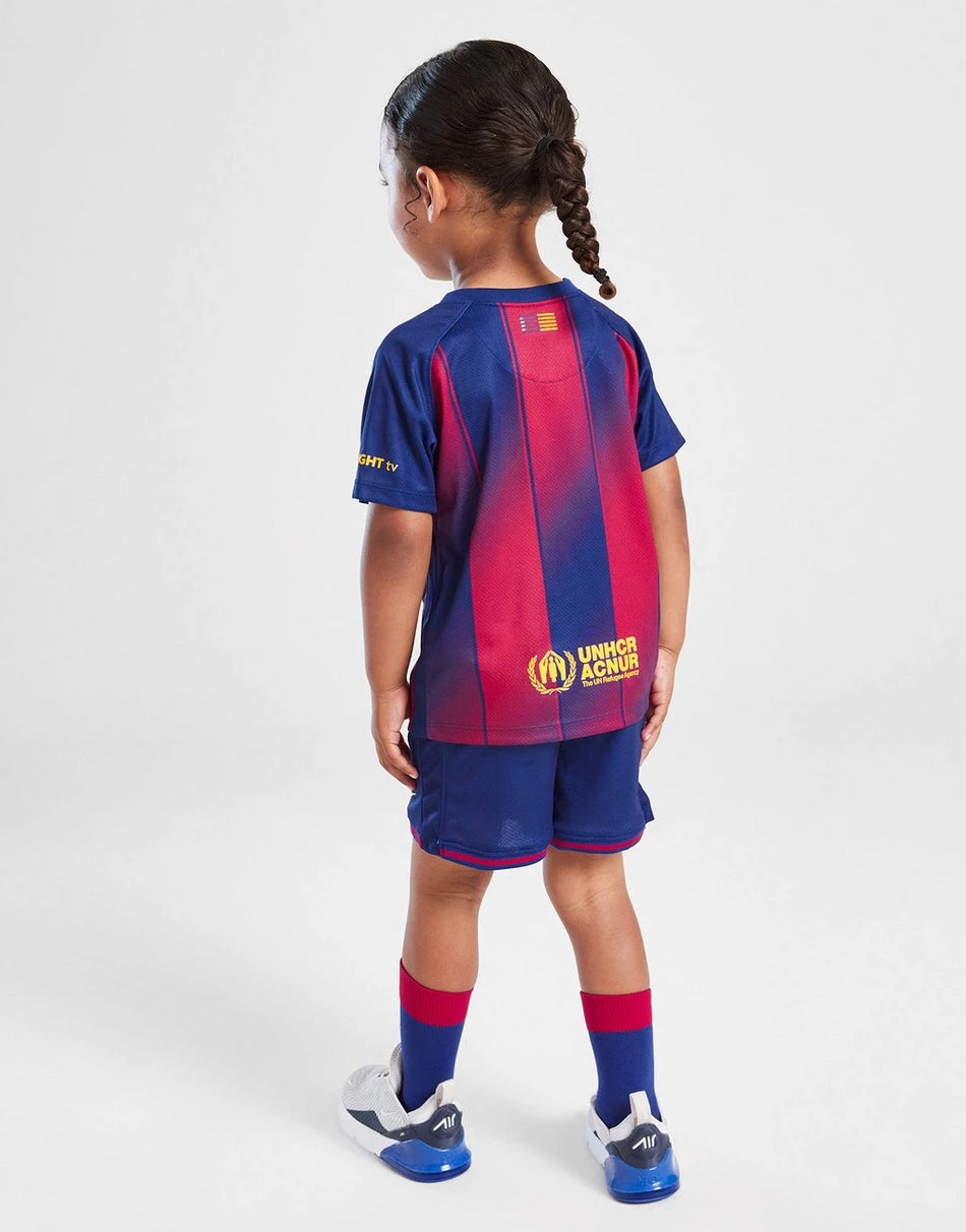 25/26 FC Barcelona Home Kids Football Jersey