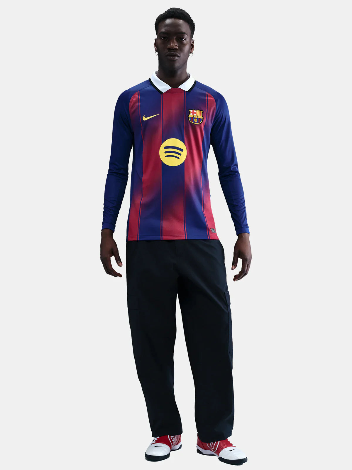 2025/26 FC Barcelona Long Sleeve Home Football Jersey