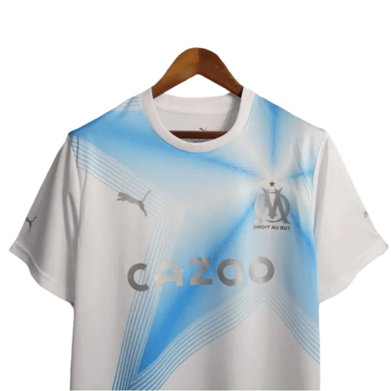 2023/24 Olympique Marseille 30ste Jubileum Voetbalshirt - Spelerversie