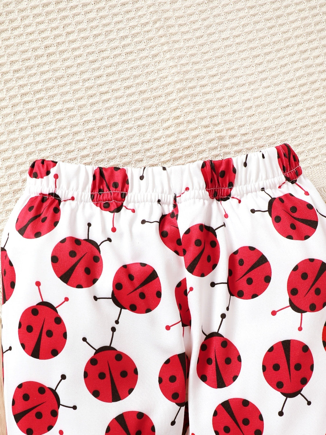 Kids' Cartoon Graphic Top and Pants Matching Outfit