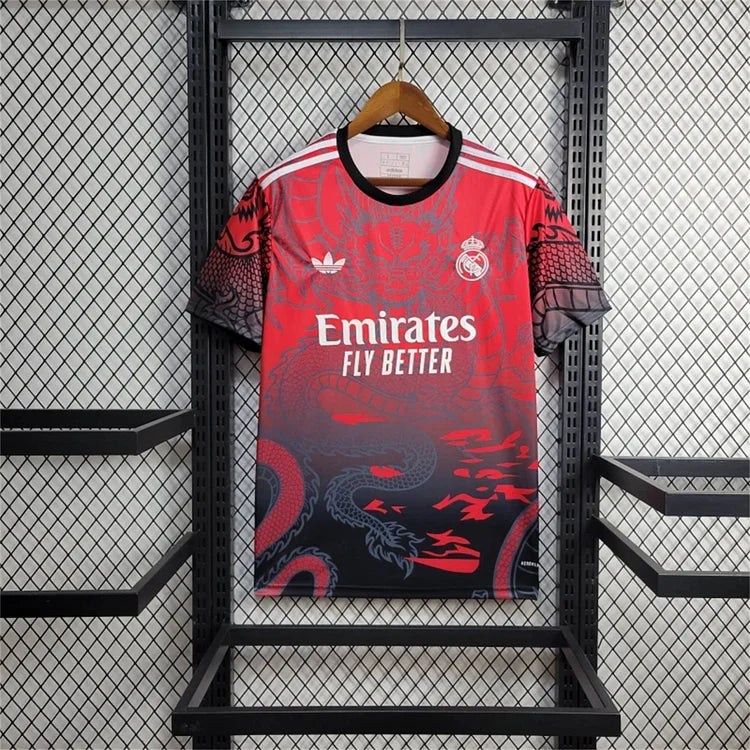 2024-2025 Real Madrid Draak Speciale Editie Shirt - Rood