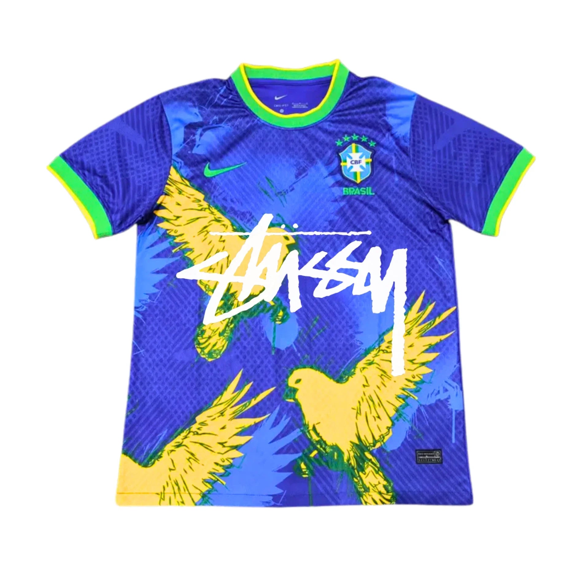 Maglia Brazil x Stussy Bird 2025/26 - Edizione Blu