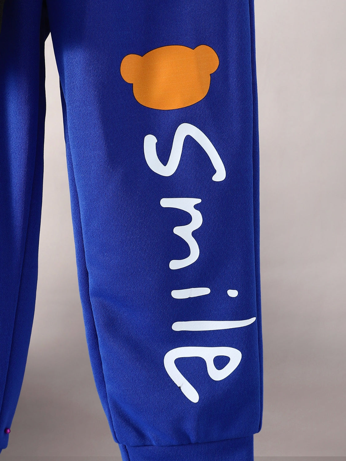 Kids' Cartoon Print Hoodie and Pants Matching Ensemble