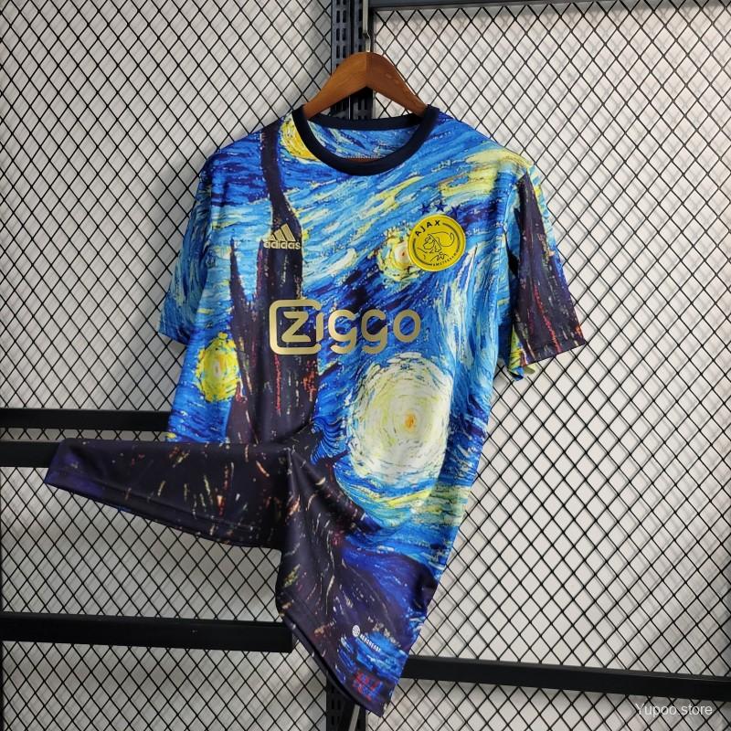 Ajax 2023 Van Gogh Notte Stellata Edizione Limitata Maglia