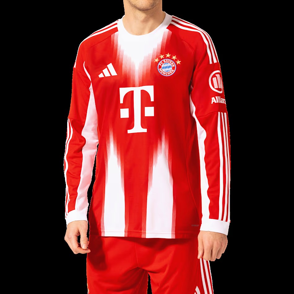 Bayern München 25/26 Home Jersey - Long Sleeve