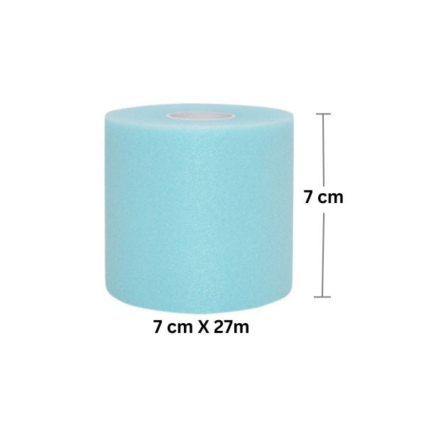 Teal Football Pre-Wrap Headband – Non-Slip Performance (4 Rolls)