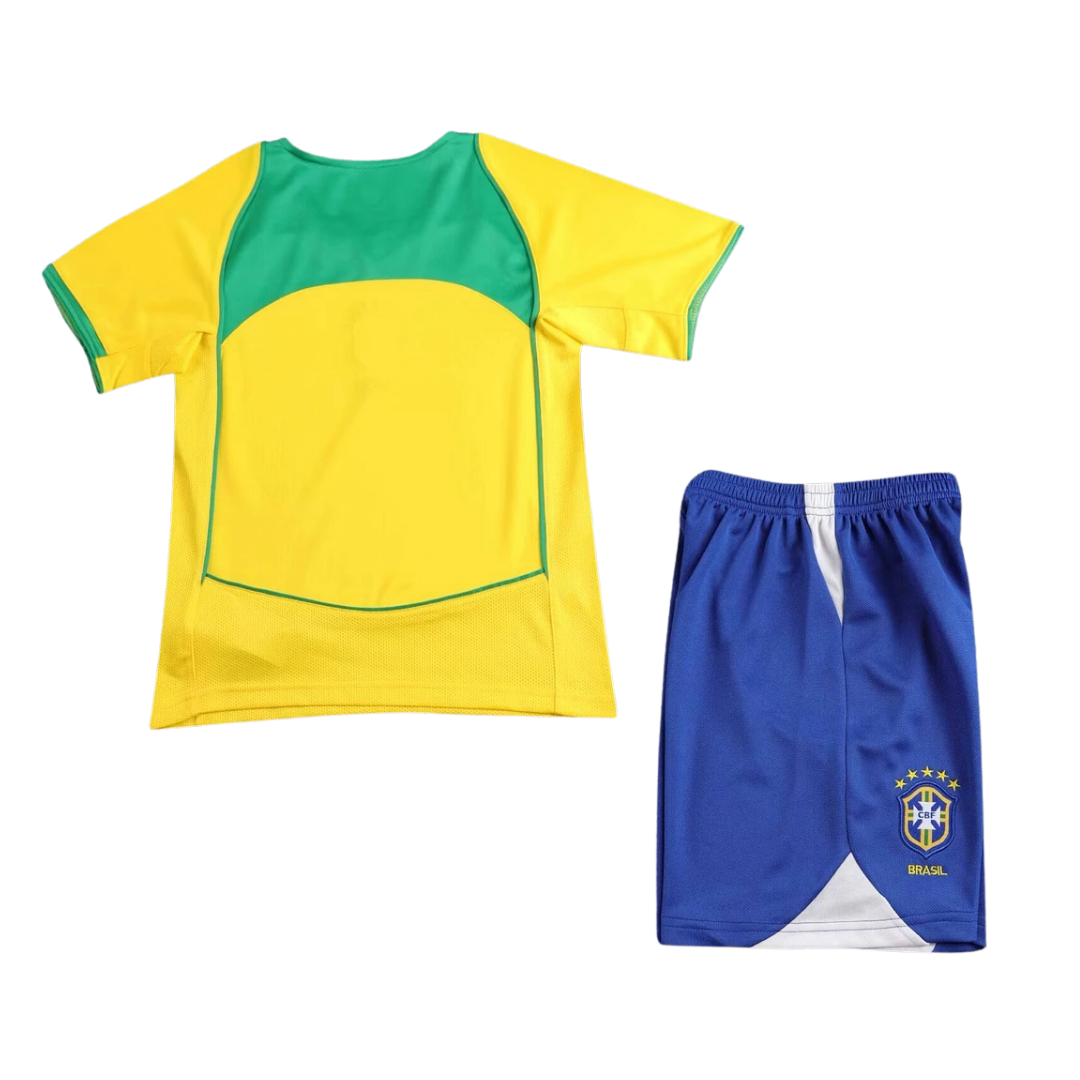 Maillot de football Brésil Domicile 2004 pour enfant