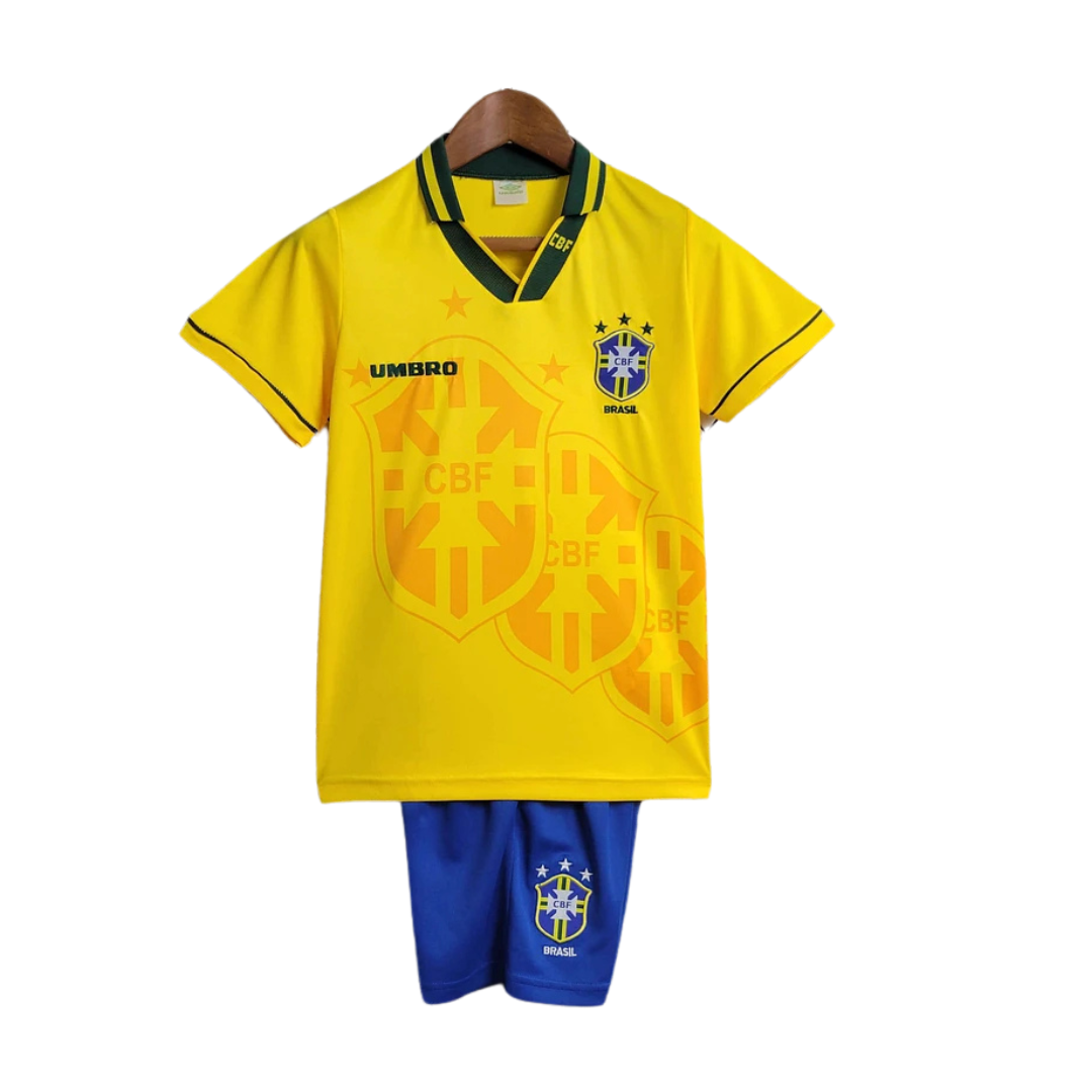 Brasile Casa 1994 - Maglia da Calcio per Bambini