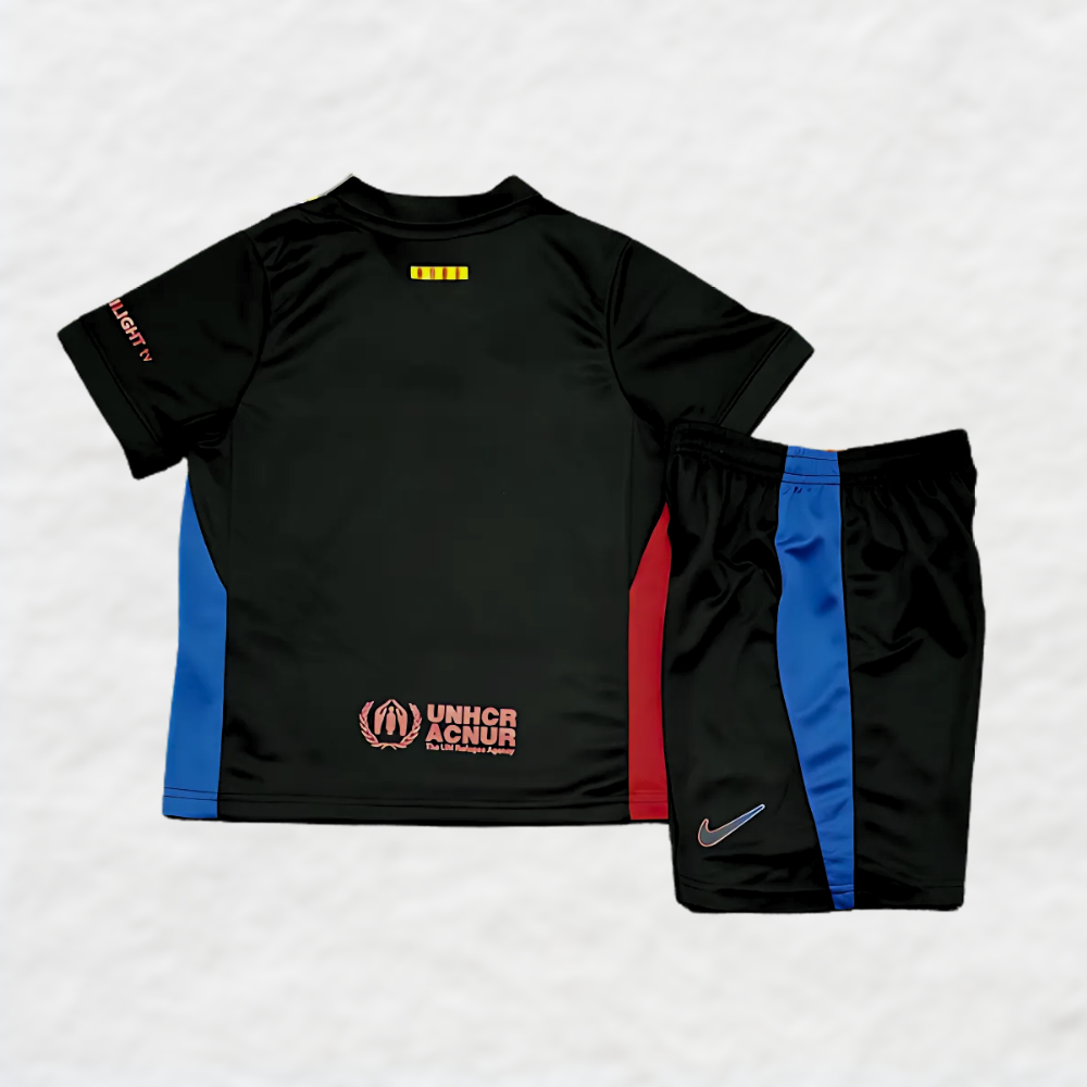 24-25 Barcelona x Travis Scoot Away Kinder Fußballtrikot - Sonderedition