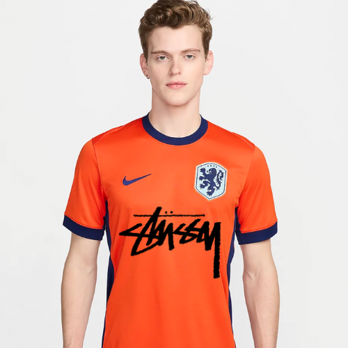Maglia da calcio Stussy Paesi Bassi - Edizione speciale arancione 2025