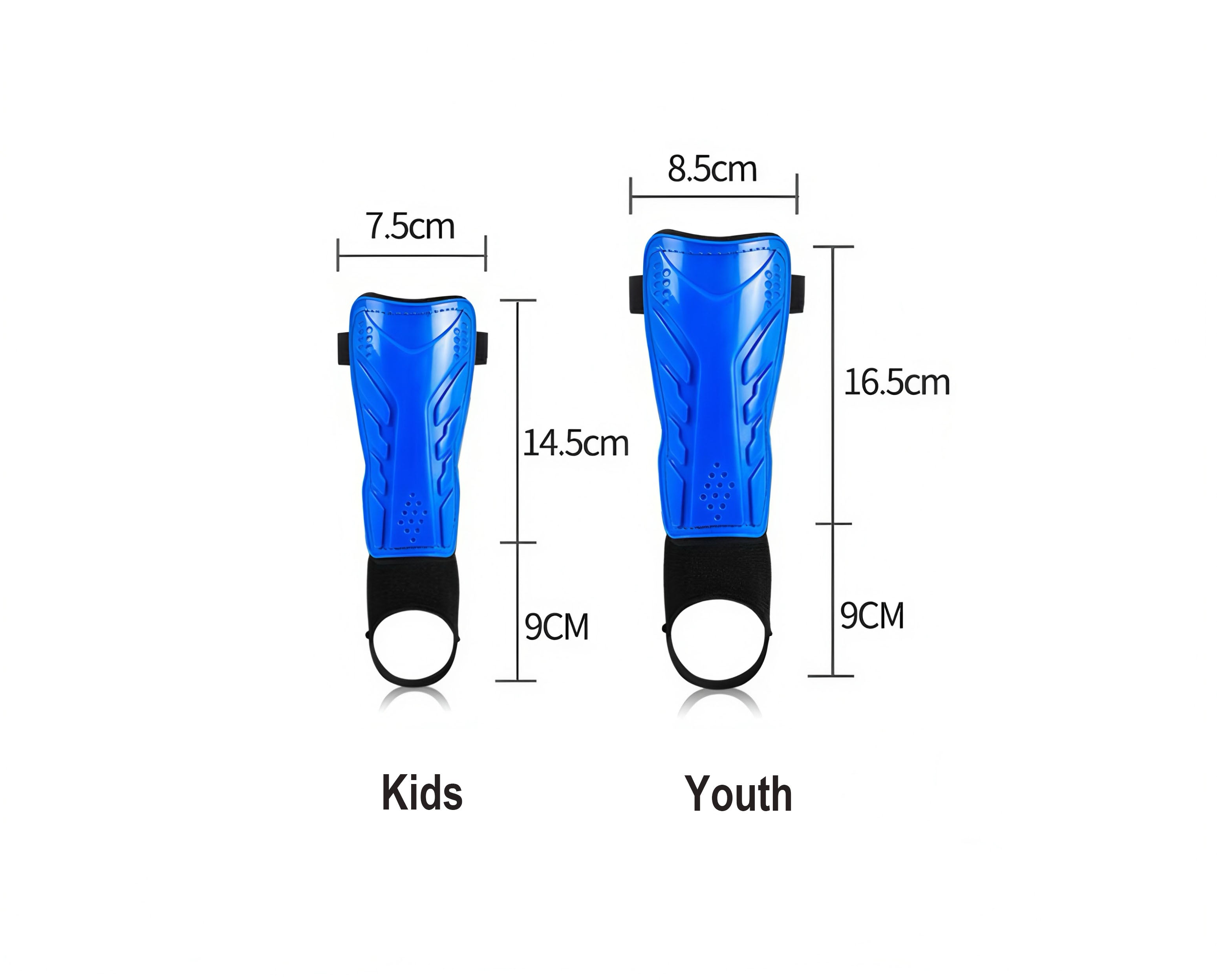 Kids Football Shin Guards with Ankle Support – Perfect for Matches & Training