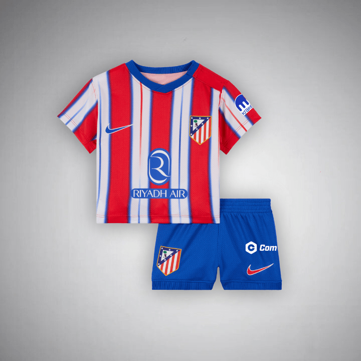 Camiseta de fútbol infantil del Atlético de Madrid (local 24-25)