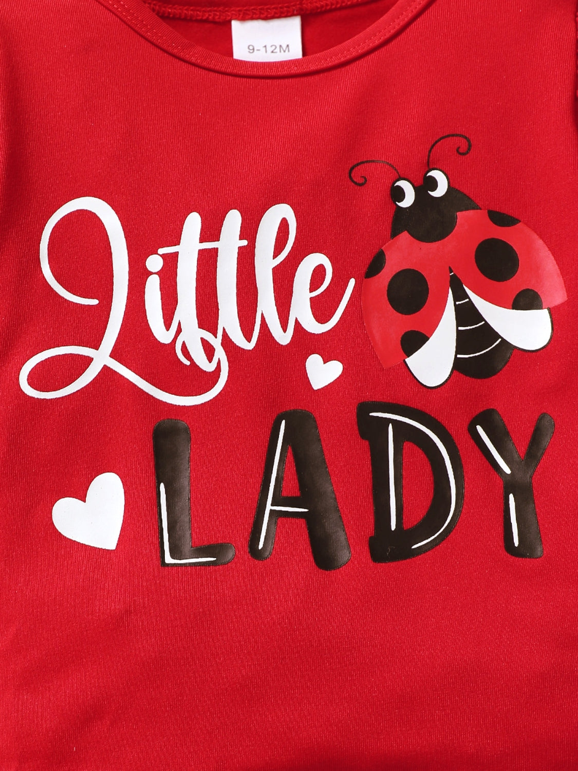 Kids' Cartoon Graphic Top and Pants Matching Outfit