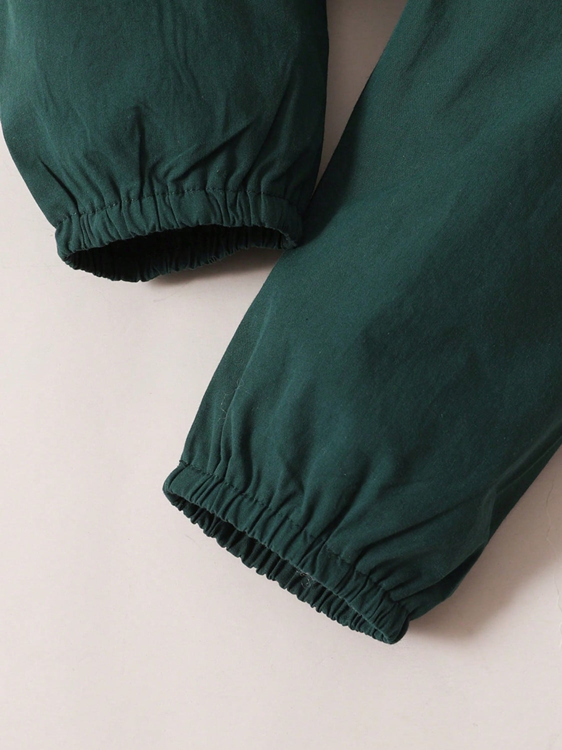 Kids' Contrast Ruffled Top and Pants Coordinated Set