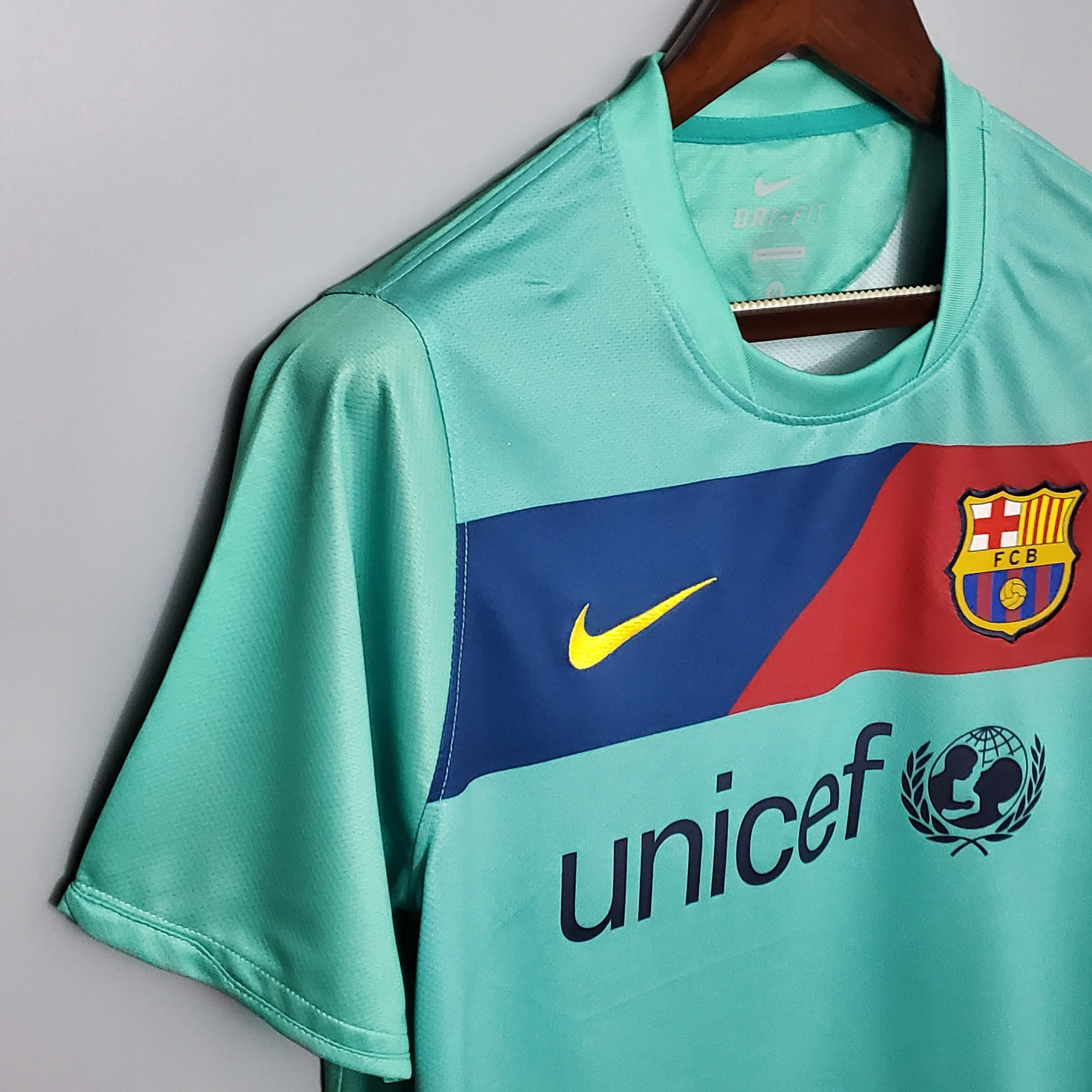 Maglia da calcio retrò trasferta Barcellona 2010/2011