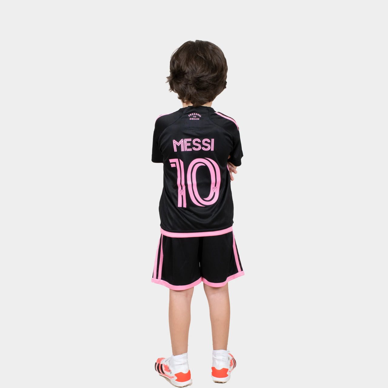 Maglia da calcio per bambini Messi - Inter Miami 2024/25 Trasferta Nera