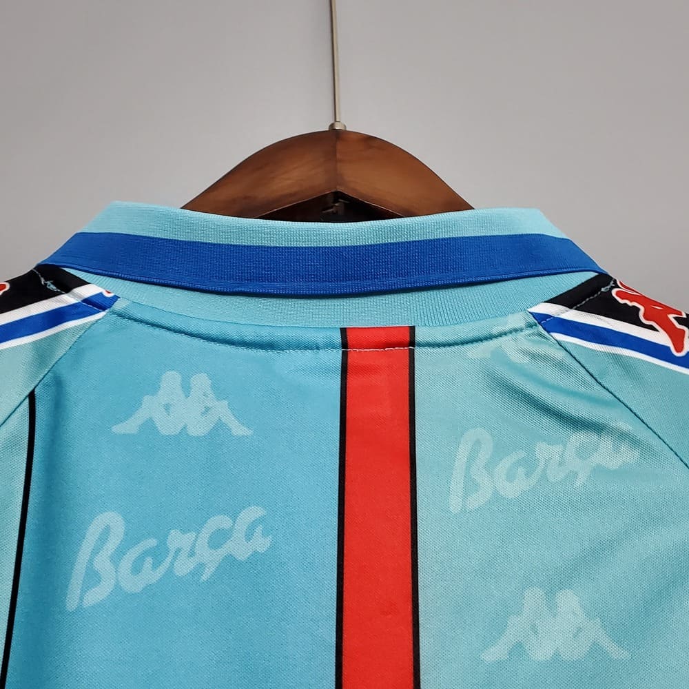 Maglia da calcio retrò Barcellona 1996 trasferta