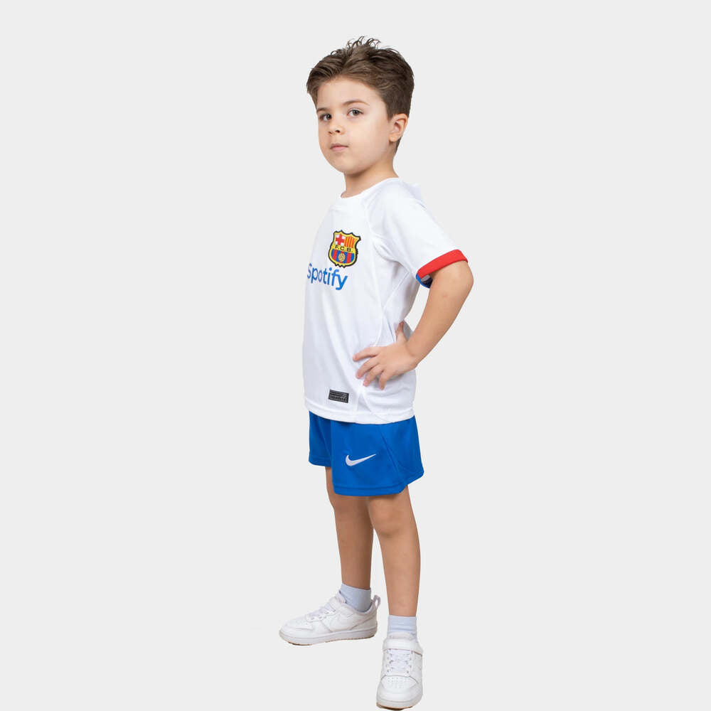 Camiseta de fútbol infantil del FC Barcelona 23-24 de visitante