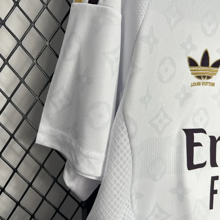 2024-2025 Real Madrid x Louis Vuitton Speciale Jersey - Wit