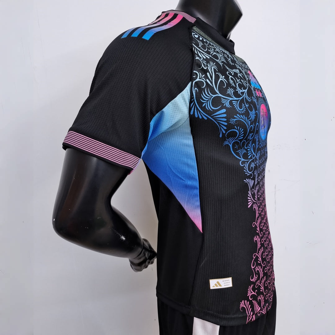 2024-2025 Algerije Concept Zwart Shirt
