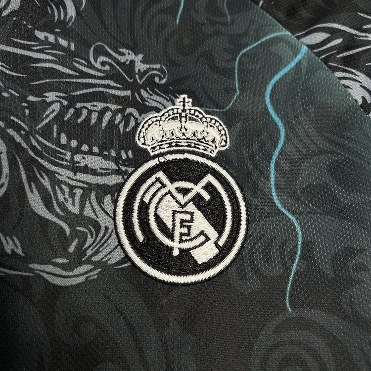 2024-2025 Real Madrid Draak Speciale Jersey - Zwart
