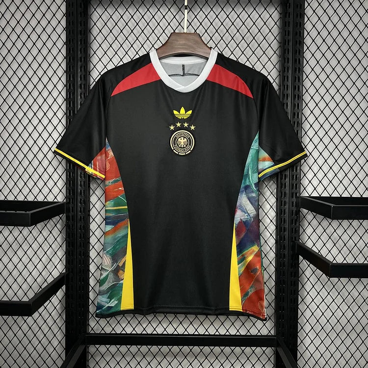 Germania 2024 Euro Retrò Nero Speciale Maglia