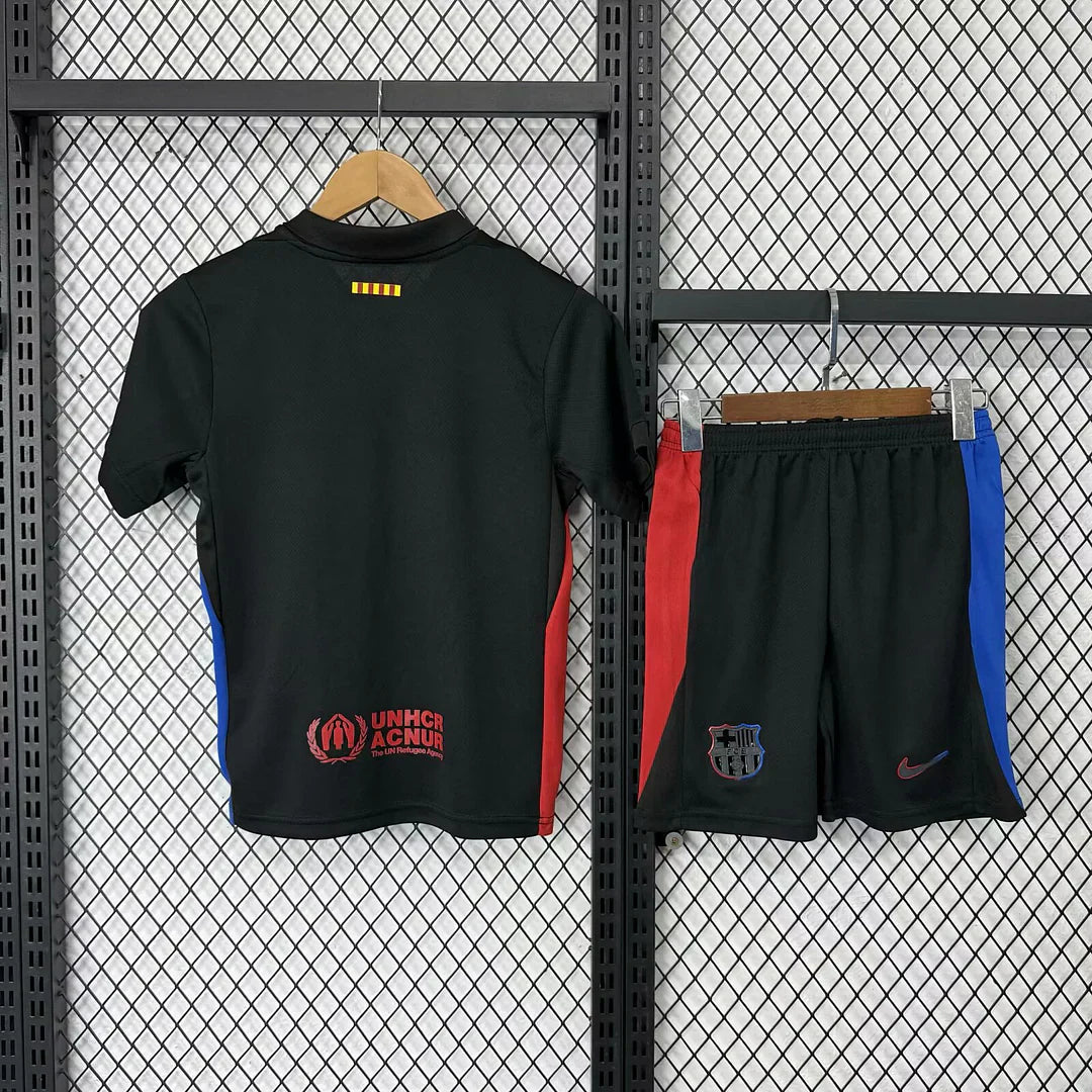 FC Barcelona × Travis Scott Heim Kinder Fußballtrikot