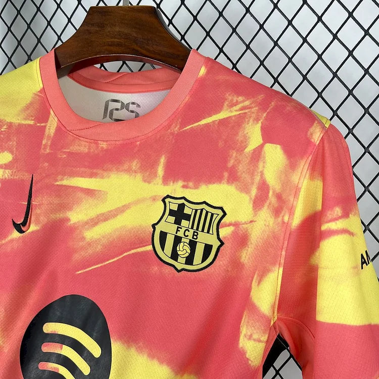 Maglia da allenamento per partita 2025-2026 Barcellona - Arancione