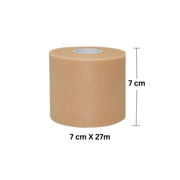 Skin Colour Football Pre-Wrap Headband – Secure Fit for Focused Play (4 Rolls)