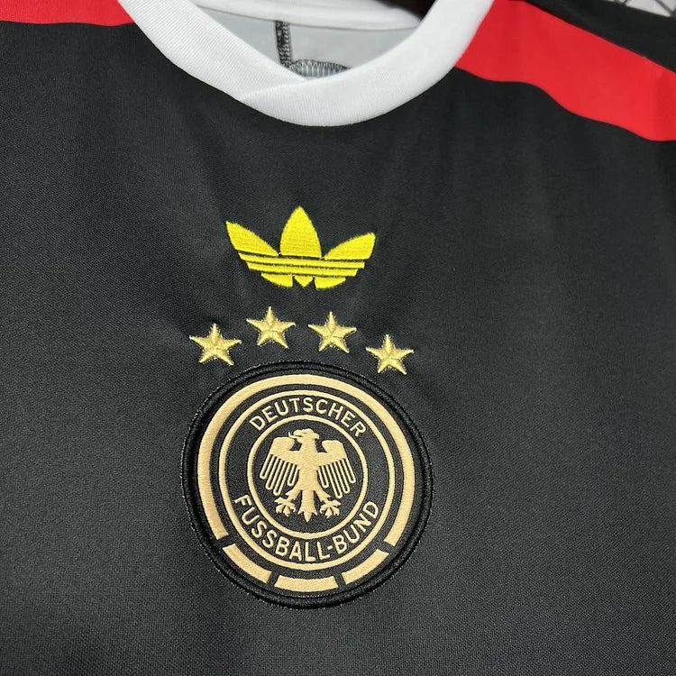 Germania 2024 Euro Retrò Nero Speciale Maglia