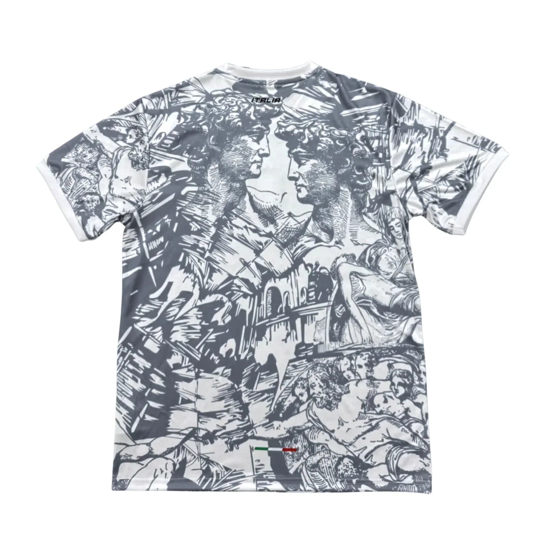 Italy Stussy 25/26 Grey Roman Jersey - Limited Edition
