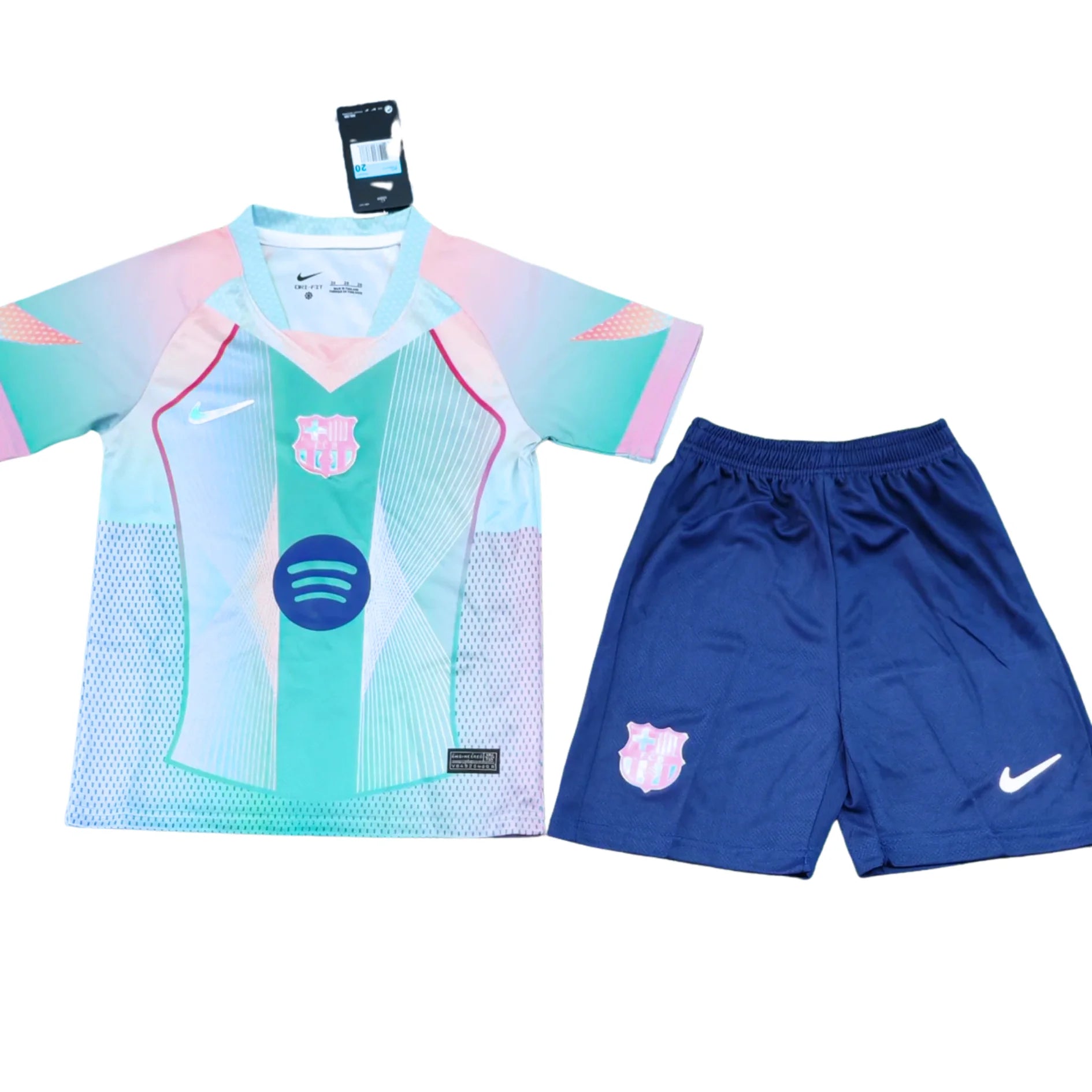 25/26 FC Barcelona Dreamwave Kids Football Jersey