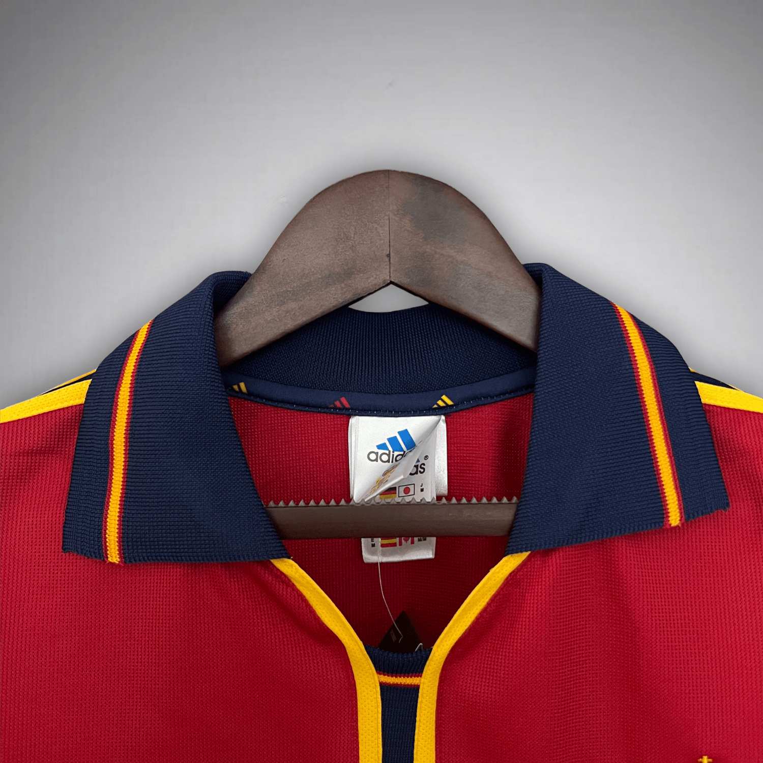Maglia da calcio retrò casa Spagna 2000