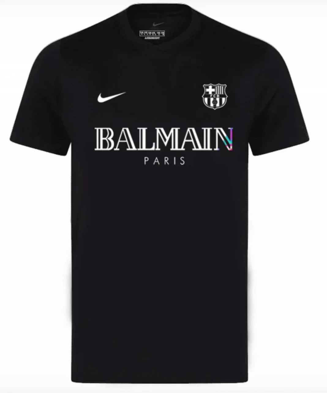 2024 Barcelona Balmain Voetbalshirt - Zwarte Editie