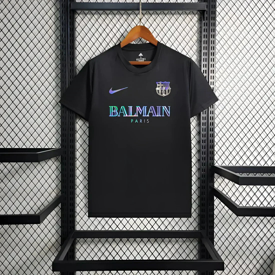 2024 Barcelona Balmain Voetbalshirt - Zwarte Editie