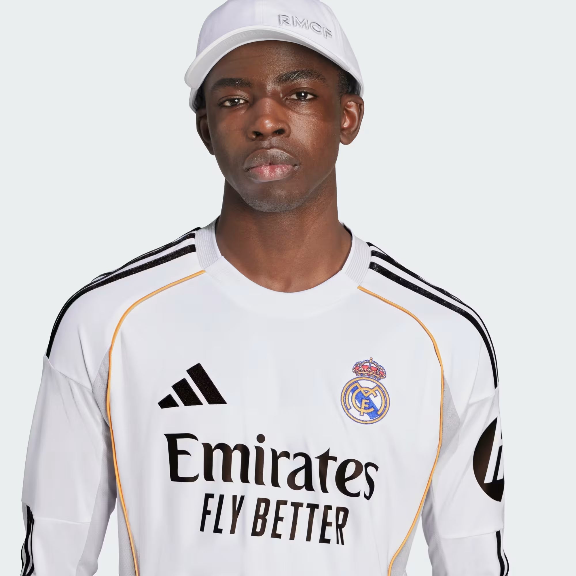 Maglia da calcio a maniche lunghe da casa Real Madrid 2025/26