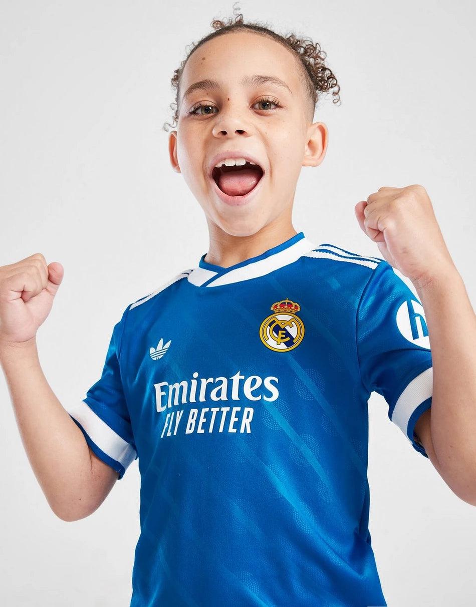 25-26 Real Madrid Kids Football Jersey Third