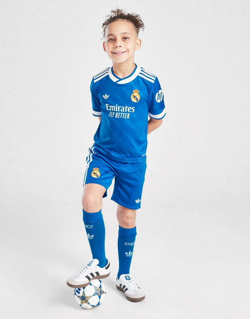25-26 Real Madrid Kids Football Jersey Third