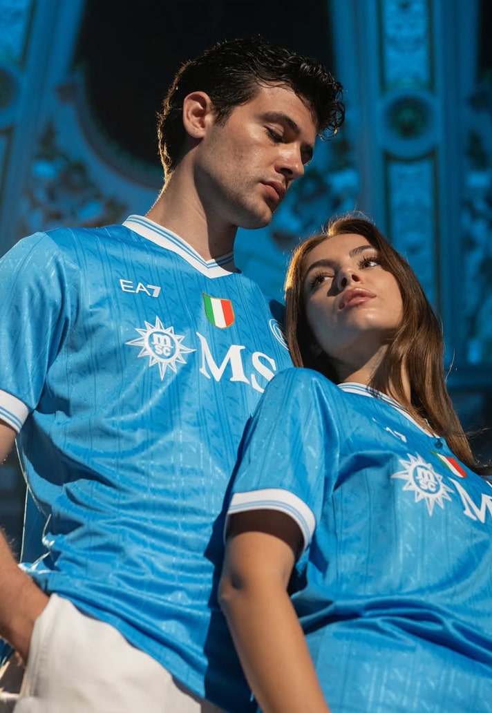Camiseta de fútbol local del Napoli 25/26
