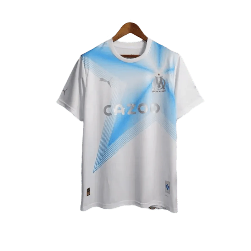 2023/24 Olympique Marseille 30ste Jubileum Voetbalshirt - Spelerversie