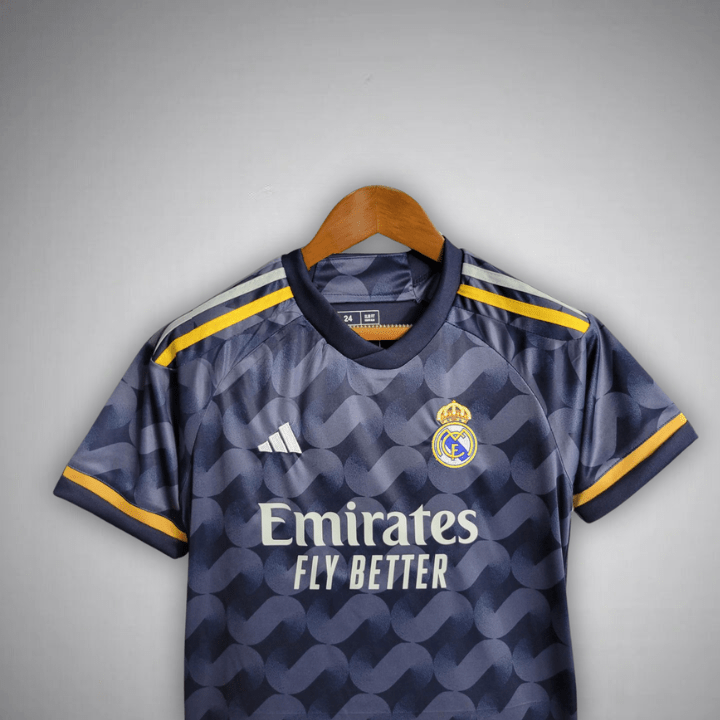 23-24 Real Madrid Kinder Voetbalshirt - Uitwedstrijd