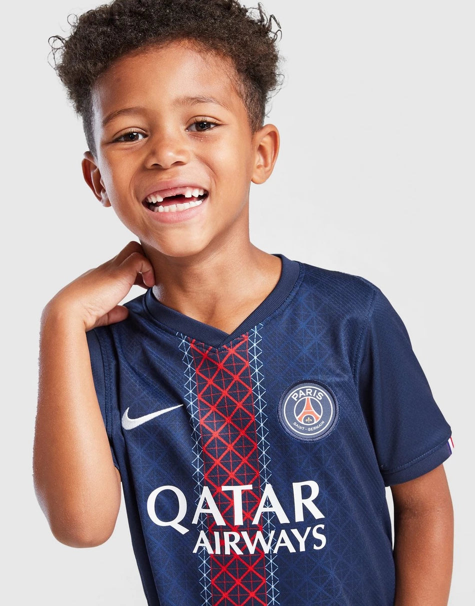 25/26 PSG Paris Saint Germain Maglia da Calcio Casa per Bambini