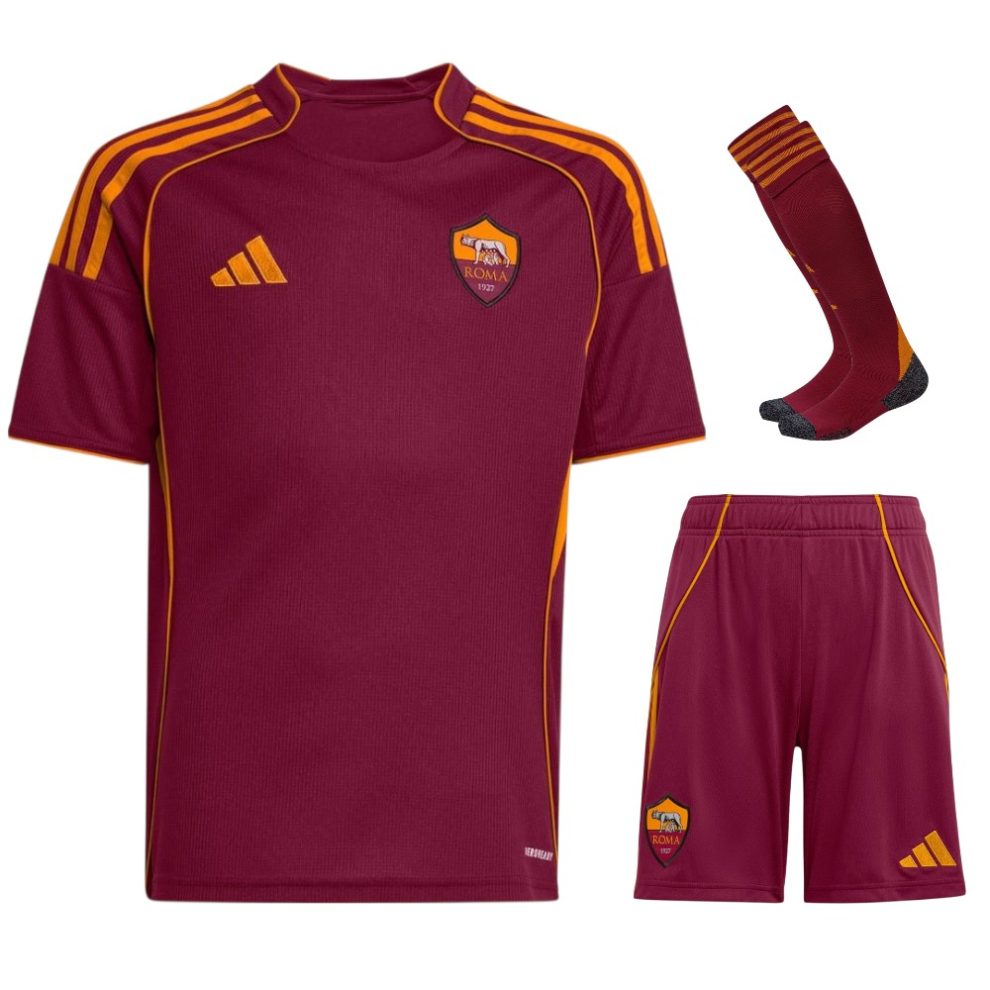 AS Roma 25/26 Home Kids Jersey