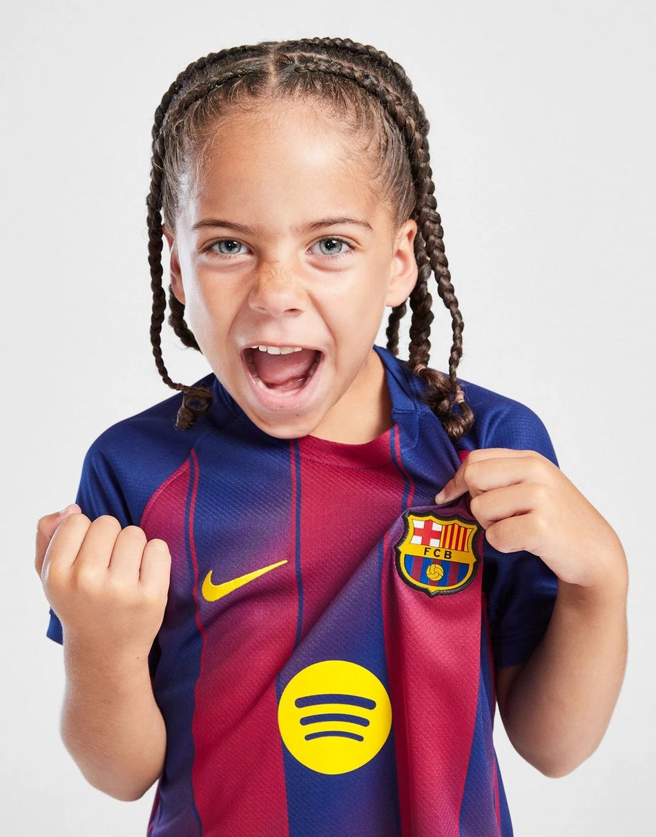 Maglia da calcio per bambini FC Barcelona Home 25/26