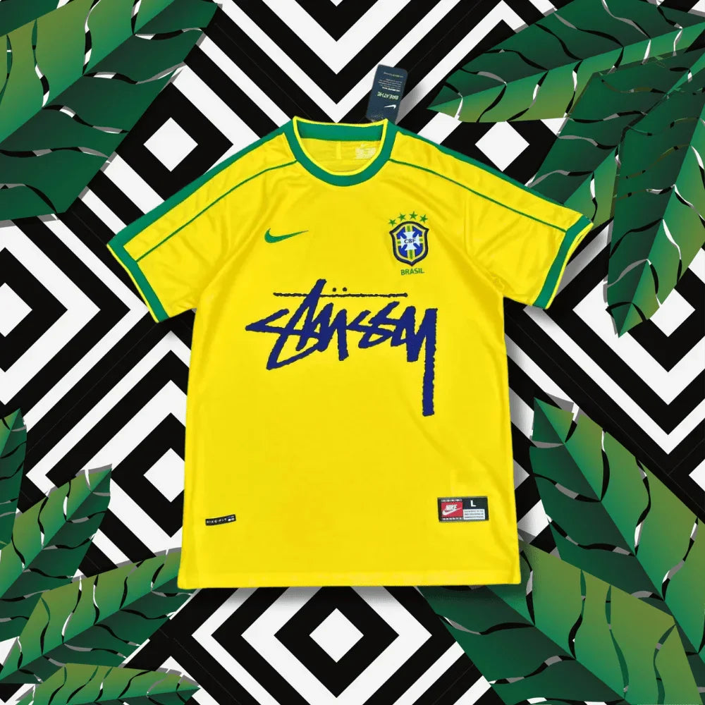 Maglia da calcio Stussy Brasile 1998