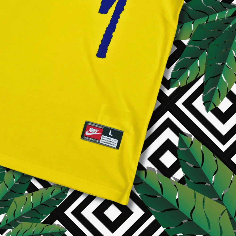 1998 Brazilië Stussy Voetbalshirt